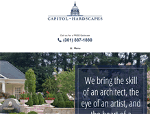 Tablet Screenshot of capitolhardscapes.com